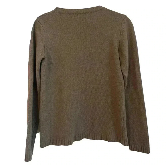 BENEDETTA B. Soft Merino Wool and Cashmere Women’s Sweater Light Brown Size S - Picture 3 of 8